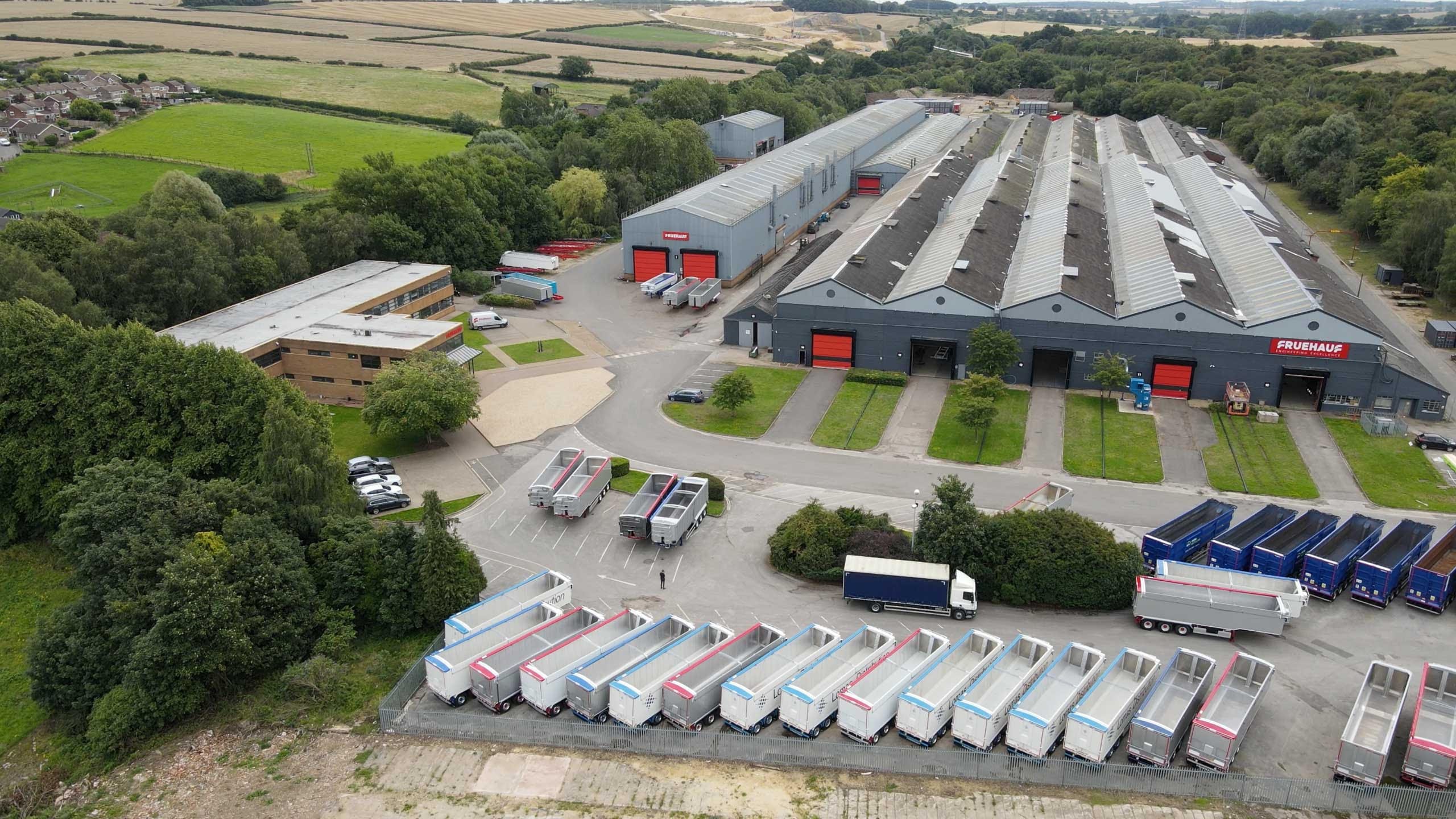 Aerial view of MV Commercial Grantham site